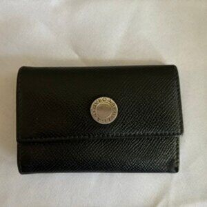 Bvlgari Key Case Clasic 6 Ring Black Leather